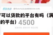 满16周岁可以贷款的平台有吗（满十六周岁可以贷款的平台）